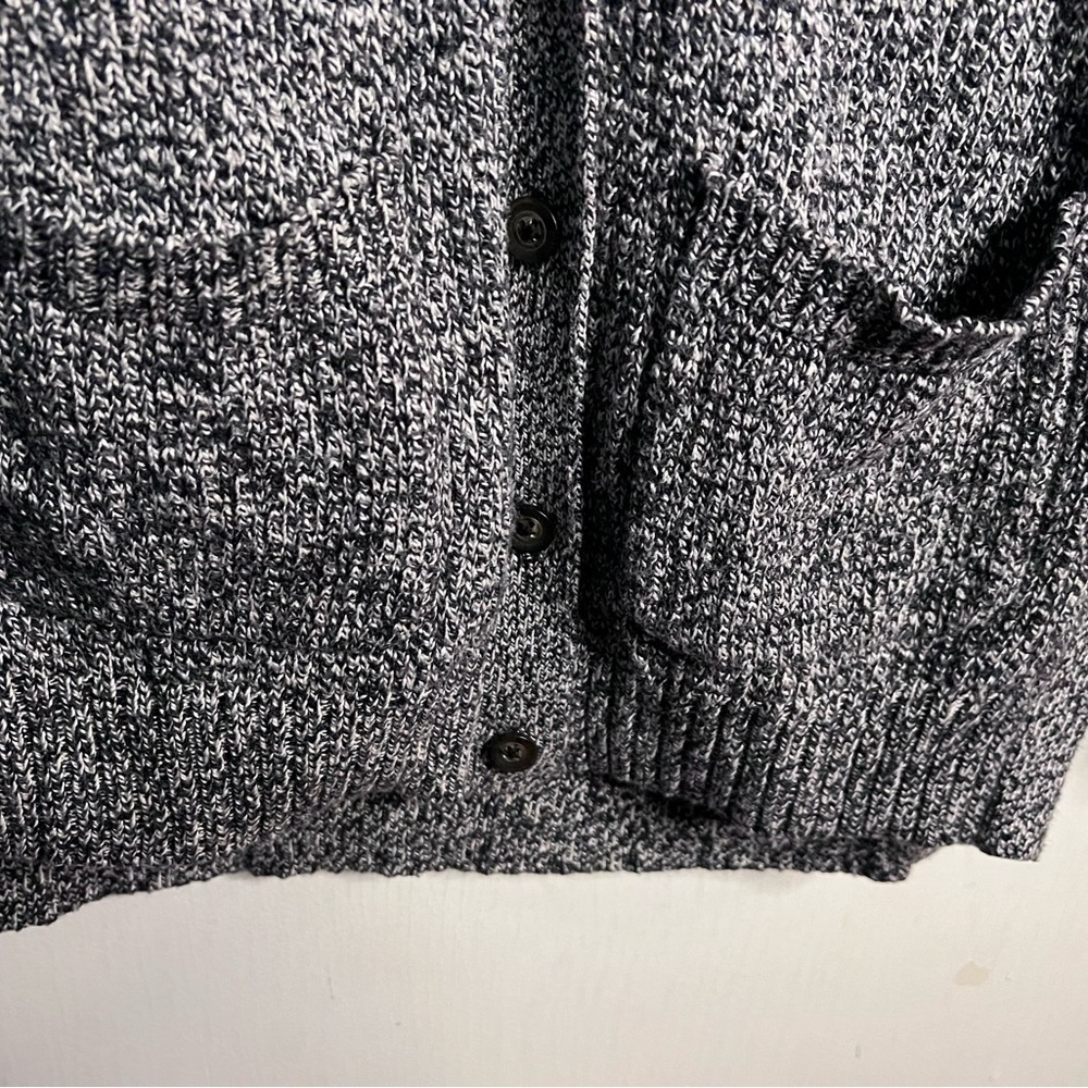 Madewell Button Down Cardigan with Pockets Black & White Women’s Size XS - Picture 2 of 4